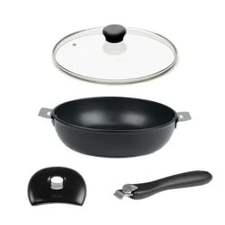 Lot Sauteuse Cookway 28cm Avec Poignée, Anse Et Couvercle