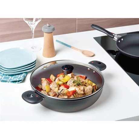 Lot Sauteuse Cookway 28cm Avec Poignée, Anse Et Couvercle 2 Lot Sauteuse Cookway 28cm Avec Poignée, Anse Et Couvercle – Image 2