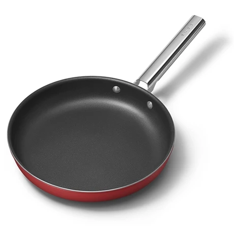 Smeg Poêle Aluminium Antiadhésive 28 Cm Rouge Mat 1 Smeg Poêle Aluminium Antiadhésive 28 Cm Rouge Mat