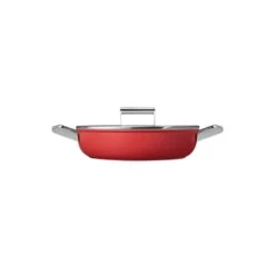 Smeg Sauteuse Aluminium Antiadhésive 28 Cm Rouge Mat Avec Couvercle En Verre Trempé 5 Smeg Sauteuse Aluminium Antiadhésive 28 Cm Rouge Mat Avec Couvercle En Verre Trempé -Kitchen Aid Boutique 132004 2 1 Sauteuse aluminium antiadhesive 28 cm rouge mat avec couvercle en verre trempe Smeg