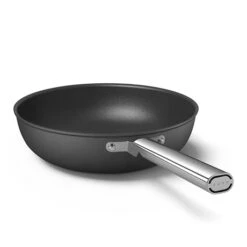 Smeg Wok Aluminium Antiadhésif 30 Cm Noir Mat -Kitchen Aid Boutique 133005 2 4 Wok aluminium antiadhesif 30 cm noir mat Smeg