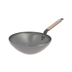 De Buyer Wok Minéral B Bois 28 Cm