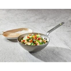 De Buyer Wok Minéral B 28 Cm -Kitchen Aid Boutique 211023 2 1 Wok Mineral B 28 cm De Buyer