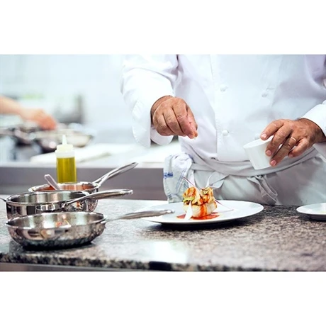 Poêle Sautoir Inox Castel'Pro 16 Cm 2 Poêle Sautoir Inox Castel'Pro 16 Cm – Image 2