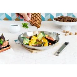 Poêle Inox Strate 24 Cm 7 Poêle Inox Strate 24 Cm -Kitchen Aid Boutique 271141 3 4 Poele inox Strate 24 cm Cristel