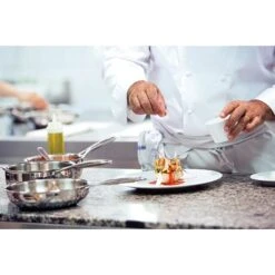 Lot 2 Poêles Sautoirs Inox Castel'Pro 24 Cm Et 28 Cm -Kitchen Aid Boutique 271900 2 1 Lot 2 poeles sautoirs inox Castel Pro 24 cm et 28 cm Cristel