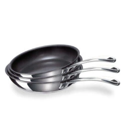 BEKA Batterie De Cuisine Poêles Anti-adhérentes Chef 20, 24 Et 28 Cm