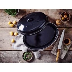 BEKA Roaster émail Roasty Cook 42 Cm -Kitchen Aid Boutique 383003 2 1 Roaster email Roasty Cook 42 cm Beka