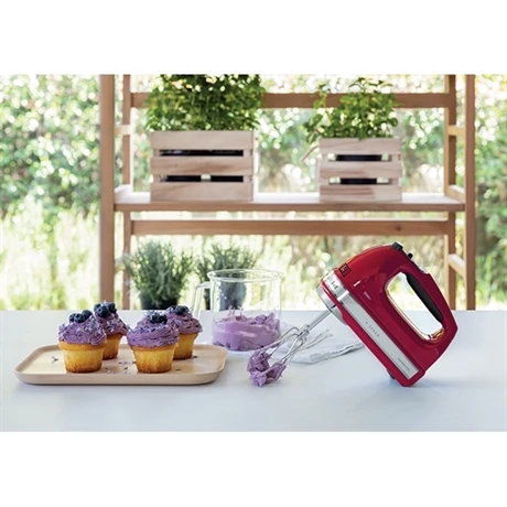KitchenAid Batteur à Main 9 Vitesses Empire 85 W 5KHM9212EER Rouge 2 KitchenAid Batteur à Main 9 Vitesses Empire 85 W 5KHM9212EER Rouge – Image 2
