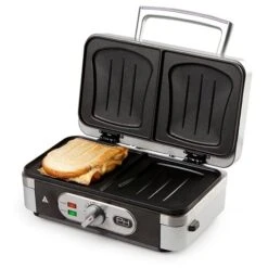 Domo Appareil 3 En 1 Grill, Gaufrier Et Croque-monsieur 30 Cm 1000 W DO9136C 7 Domo Appareil 3 En 1 Grill, Gaufrier Et Croque-monsieur 30 Cm 1000 W DO9136C -Kitchen Aid Boutique 760233 2 3 Appareil 3 en 1 grill gaufrier et croque monsieur 30 cm 1000 W DO9136C Domo