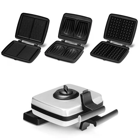 Gaufrier 3 En 1 Gaufres + Croque-monsieur + Gaufrettes 32 Cm 1200 W 1012255 1 Gaufrier 3 En 1 Gaufres + Croque-monsieur + Gaufrettes 32 Cm 1200 W 1012255