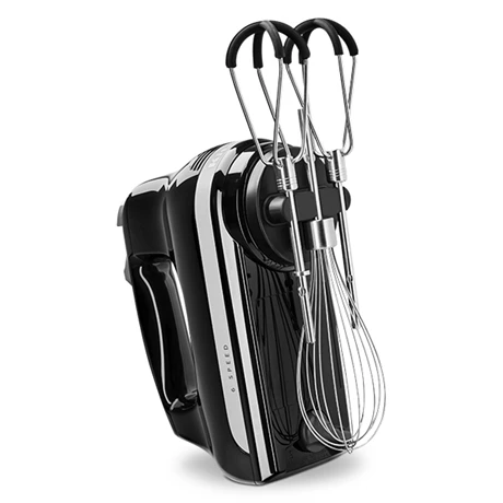 KitchenAid Batteur à Main électrique 6 Vitesses 60 W Noir Onyx 5KHM6118EOB 2 KitchenAid Batteur à Main électrique 6 Vitesses 60 W Noir Onyx 5KHM6118EOB – Image 2