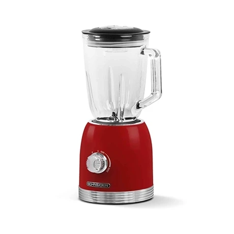 Schneider® Blender Vintage 1,5 L 800 W SCBL15R Rouge 2 Schneider® Blender Vintage 1,5 L 800 W SCBL15R Rouge – Image 2