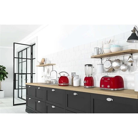 Schneider® Blender Vintage 1,5 L 800 W SCBL15R Rouge 5 Schneider® Blender Vintage 1,5 L 800 W SCBL15R Rouge – Image 5