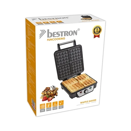 Bestron Gaufrier XXL 1100 W ASW281 5 Bestron Gaufrier XXL 1100 W ASW281 – Image 5