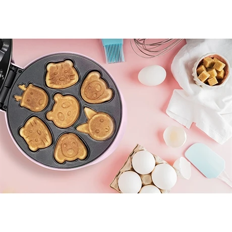 Bestron Mini Gaufrier 7 Animaux 700 W Sweet Dreams Rose 3 Bestron Mini Gaufrier 7 Animaux 700 W Sweet Dreams Rose – Image 3